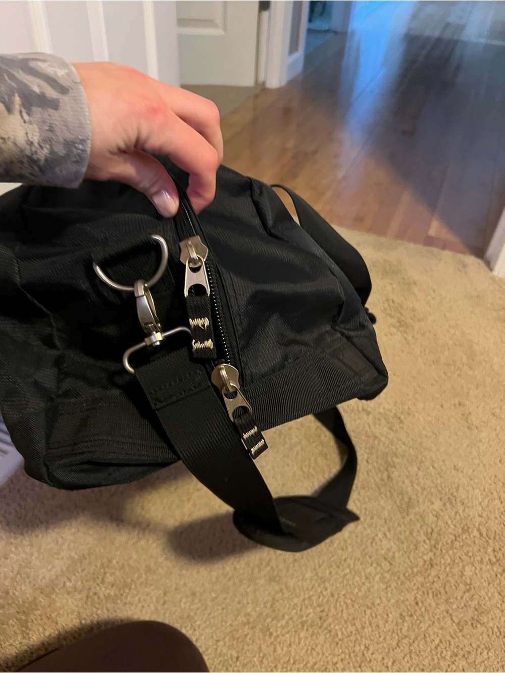OGIO Black Men's Duffel Bag with Adjustable Shoulder Strap - Picture 4 of 14